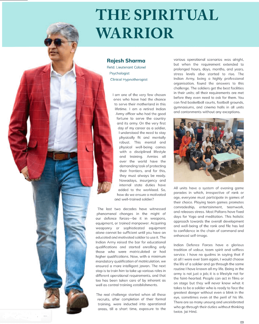 Spiritual Warrior: The Journey of Lt. Col. Rajesh Sharma